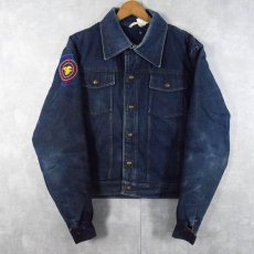 画像1: 70〜80's Eddie Bauer ダウンライナー デニムジャケット (1)