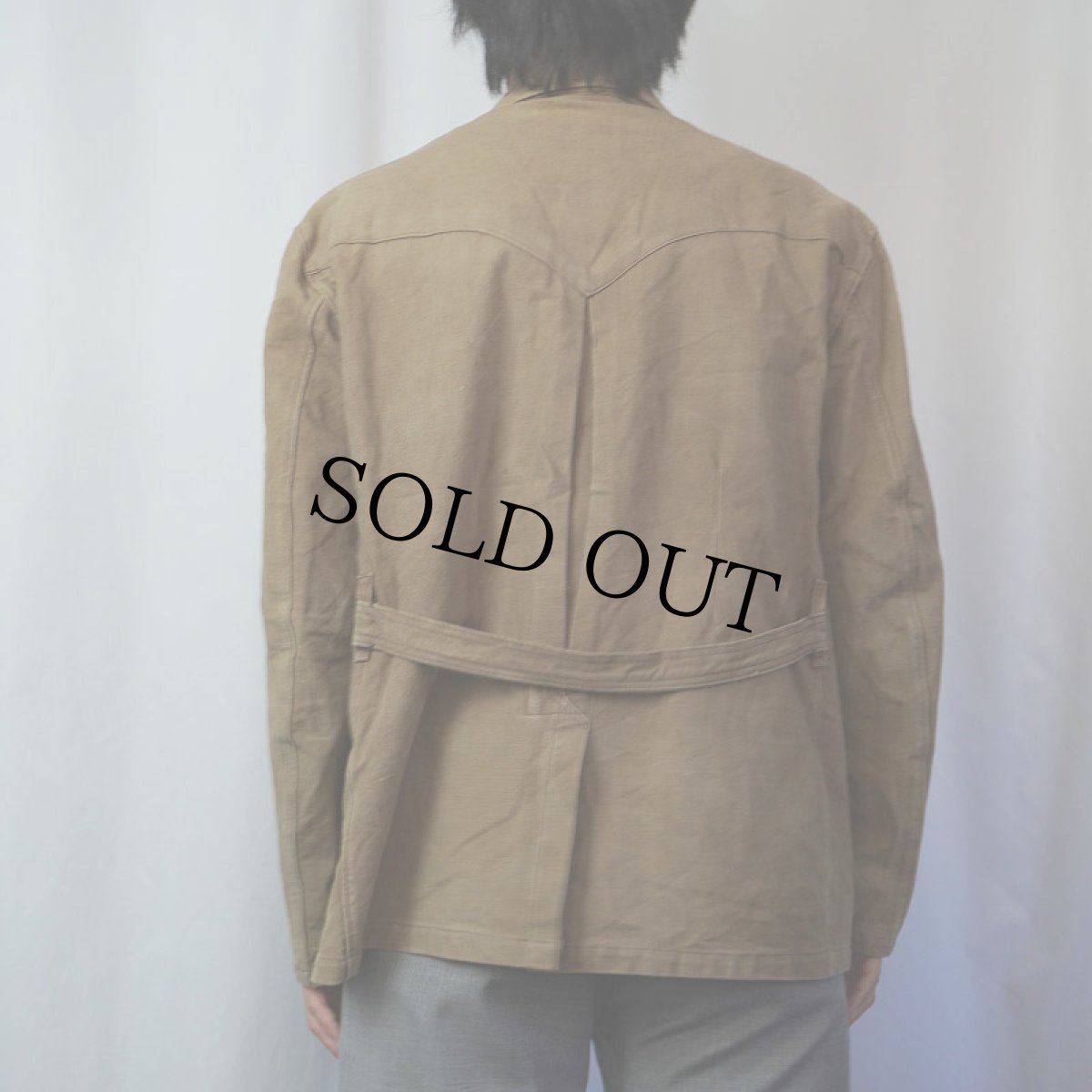 画像3: VINTAGE EURO コットンハンティングジャケット (3)