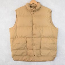 画像1: 80〜90's L.L.Bean USA製 ナイロンダウンベスト XL (1)
