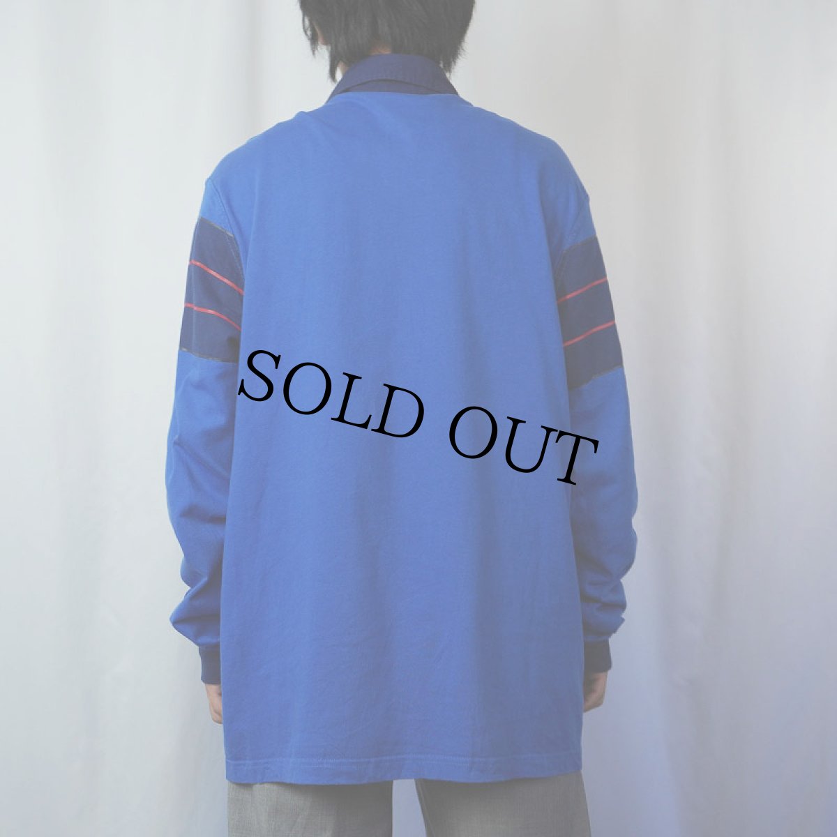 画像3: adidas "F.F.R." ロゴ刺繍 ラガーシャツ XL (3)