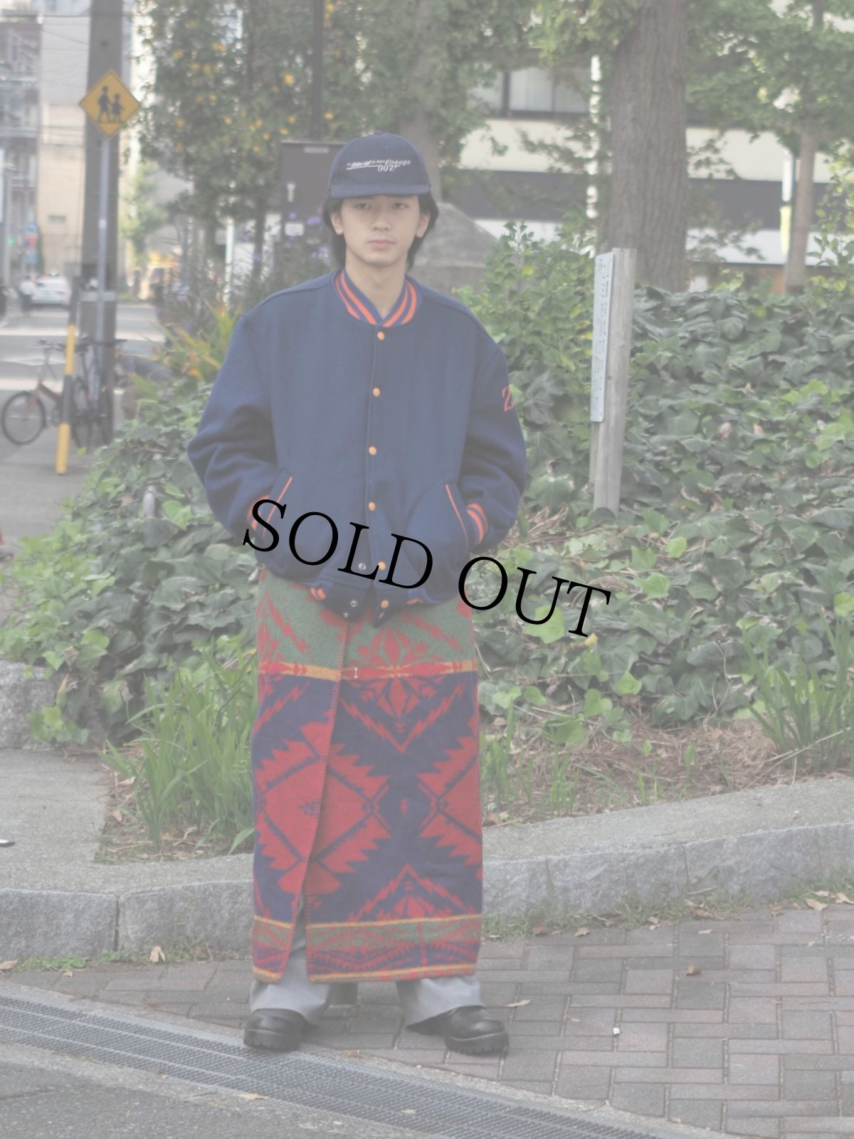 画像2: 60's 刺繍入り メルトンウールスタジャン SIZE50 (2)