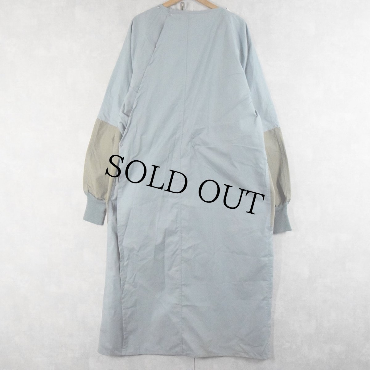 画像2: 80's U.S.MILITARY サージカルオペレーティングガウン MEDIUM DEADSTOCK (2)