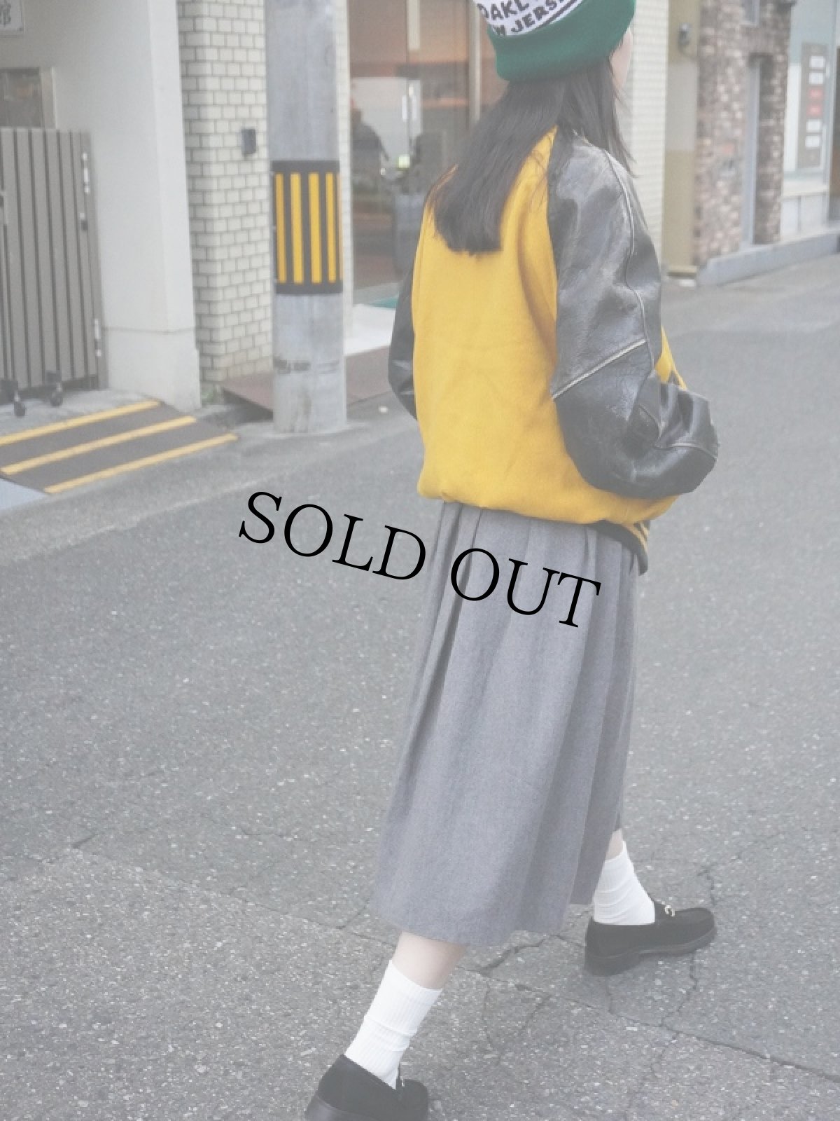 画像3: 50's パッチ付き ウール×メルトンスタジャン SIZE44 (3)