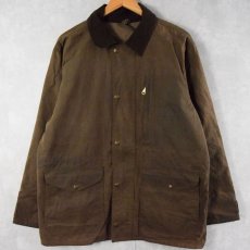 画像2: 2000's FILSON USA製 COVER CLOTH WAXED COTTON JACKET L (2)