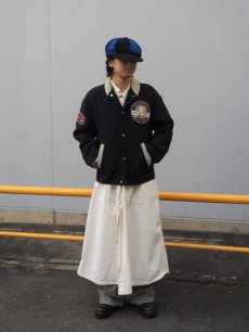 画像2: 50's Murray Randolph "EXEC" パッチ付き ウールメルトンスタジャン NAVY (2)