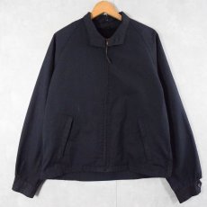 画像1: 60〜70's English Squire ボアライナー付き ポリエステル×コットン スイングトップ NAVY SIZE42 (1)