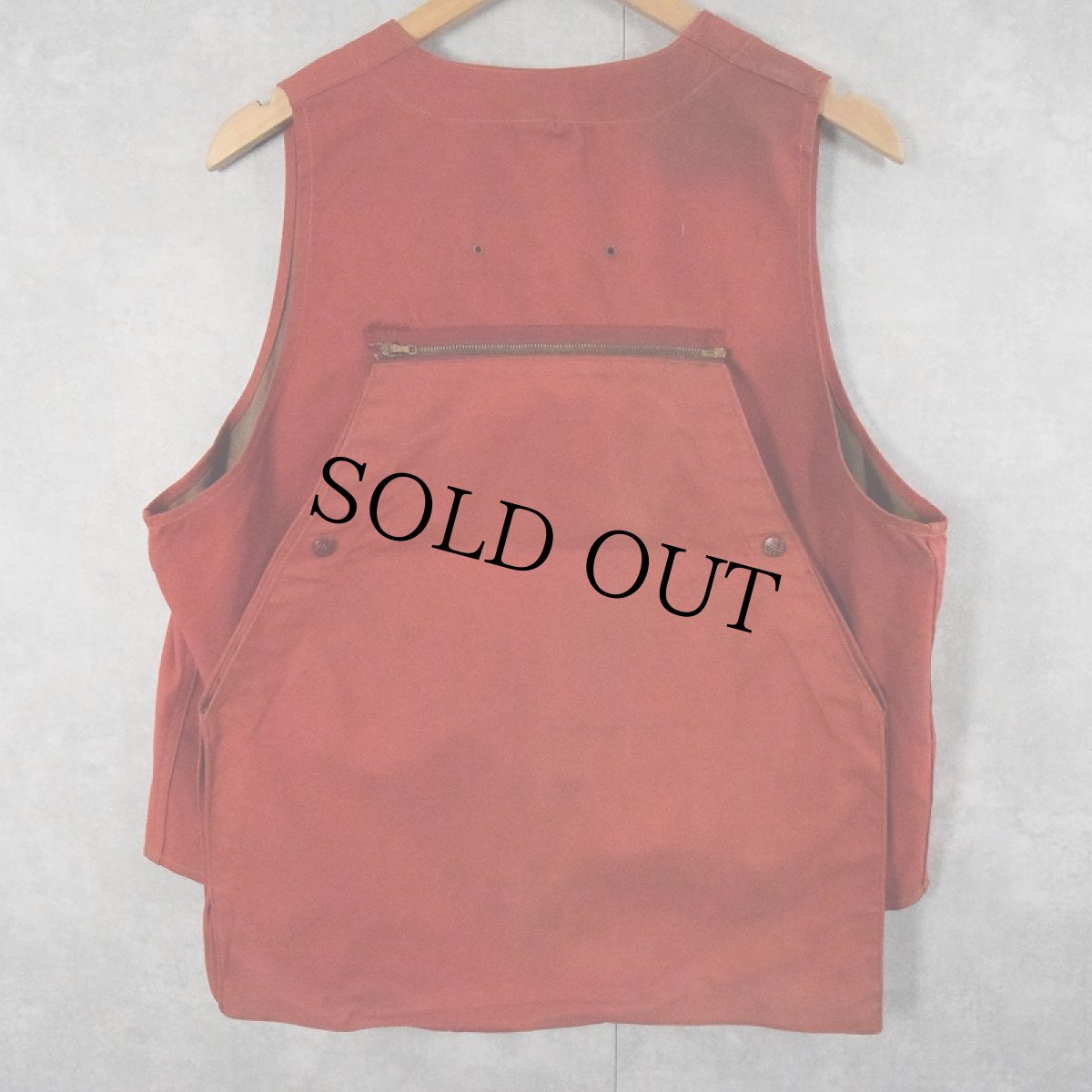 画像2: 40〜50's Ideal ハンティングベスト M (2)