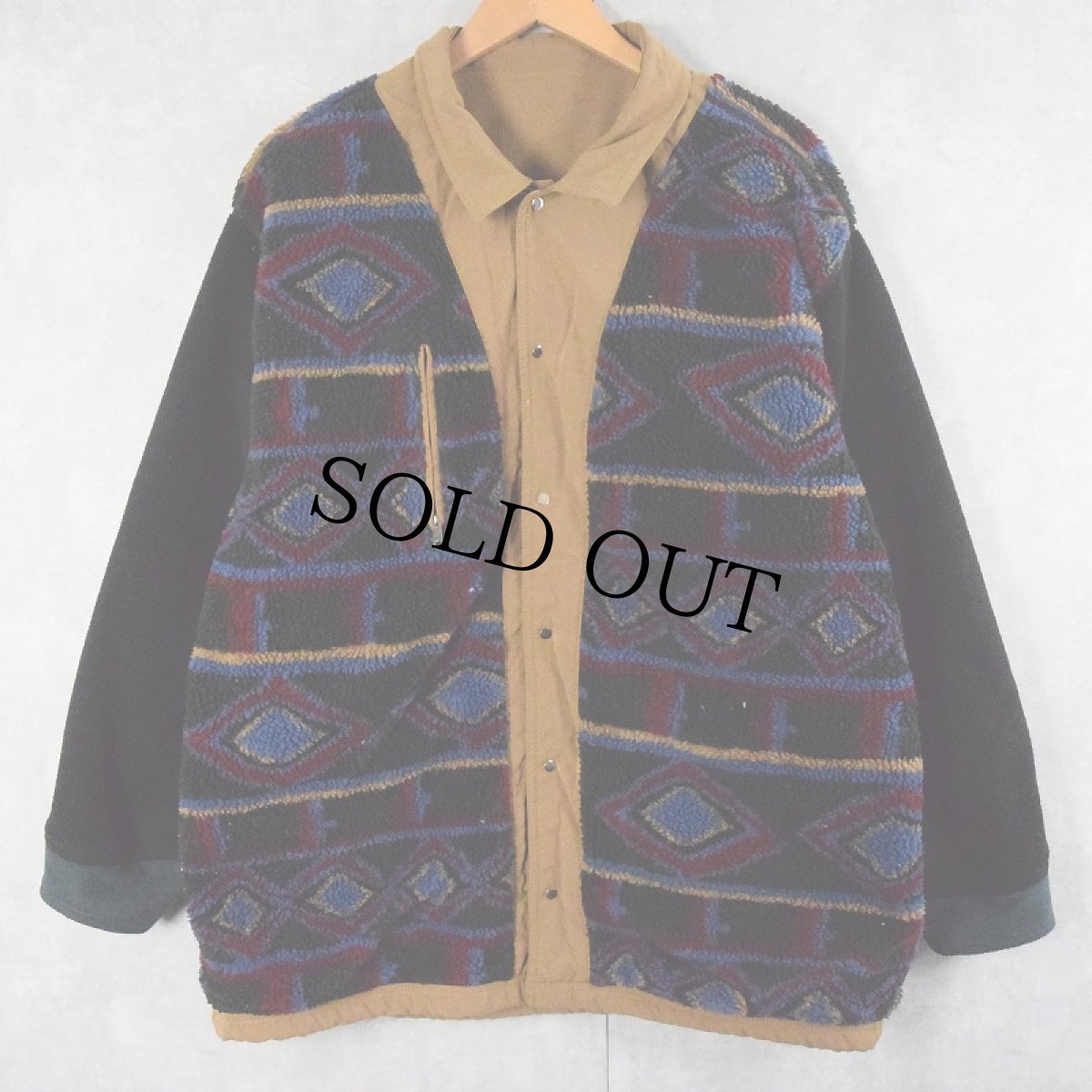 画像2: 90's Patagonia ボアライナー ワークレンジコート (2)