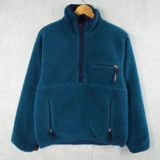 画像2: 90's Patagonia USA製 リバーシブル グリセードフリースジャケット S (2)