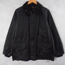 画像1: 90's Barbour ENGLAND製 "BEDALE" オイルドジャケット 3ワラント NAVY (1)