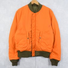 画像2: 民間品 ALPHA INDUSTRIES,INC. MA-1 フライトジャケット MEDIUM (2)