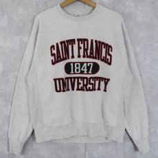 画像1: Champiom REVERSE WEAVE "SAINT FRANCIS UNIVERSITY" プリントスウェット M (1)