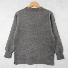 画像1: 【SALE】 Traditional GUERNSEY ウール ガンジーニットセーター (1)