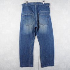 画像2: 2000's EURO Levi's 立体裁断デニムパンツ W35 (2)