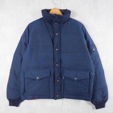 画像1: 70〜80's Levi's USA製 ダウンジャケット NAVY L (1)