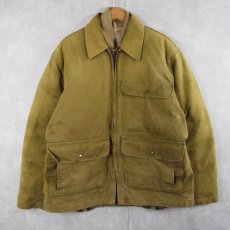 画像1: 50's COMFY OUTDOOR GARMENT キルティングライナー コットンダックダウンジャケット (1)