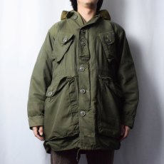 画像2: 80's CANADIAN ARMY ECW ライナー/フード付き コンバットパーカー SHORT SMALL (2)