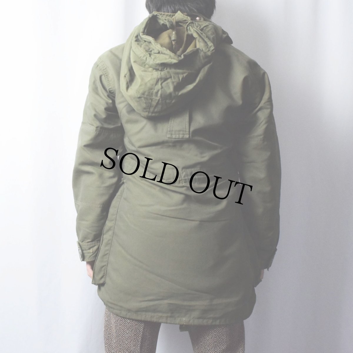 画像3: 80's CANADIAN ARMY ECW ライナー/フード付き コンバットパーカー SHORT SMALL (3)