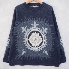 画像1: OUTFITTERS 柄織り ユーロスキーニットセーター (1)