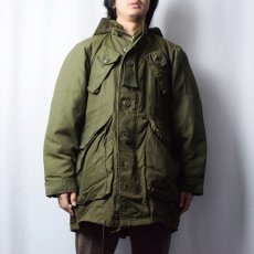 画像2: 90's CANADIAN ARMY ECW ライナー/フード付き コンバットパーカー SHORT SMALL (2)