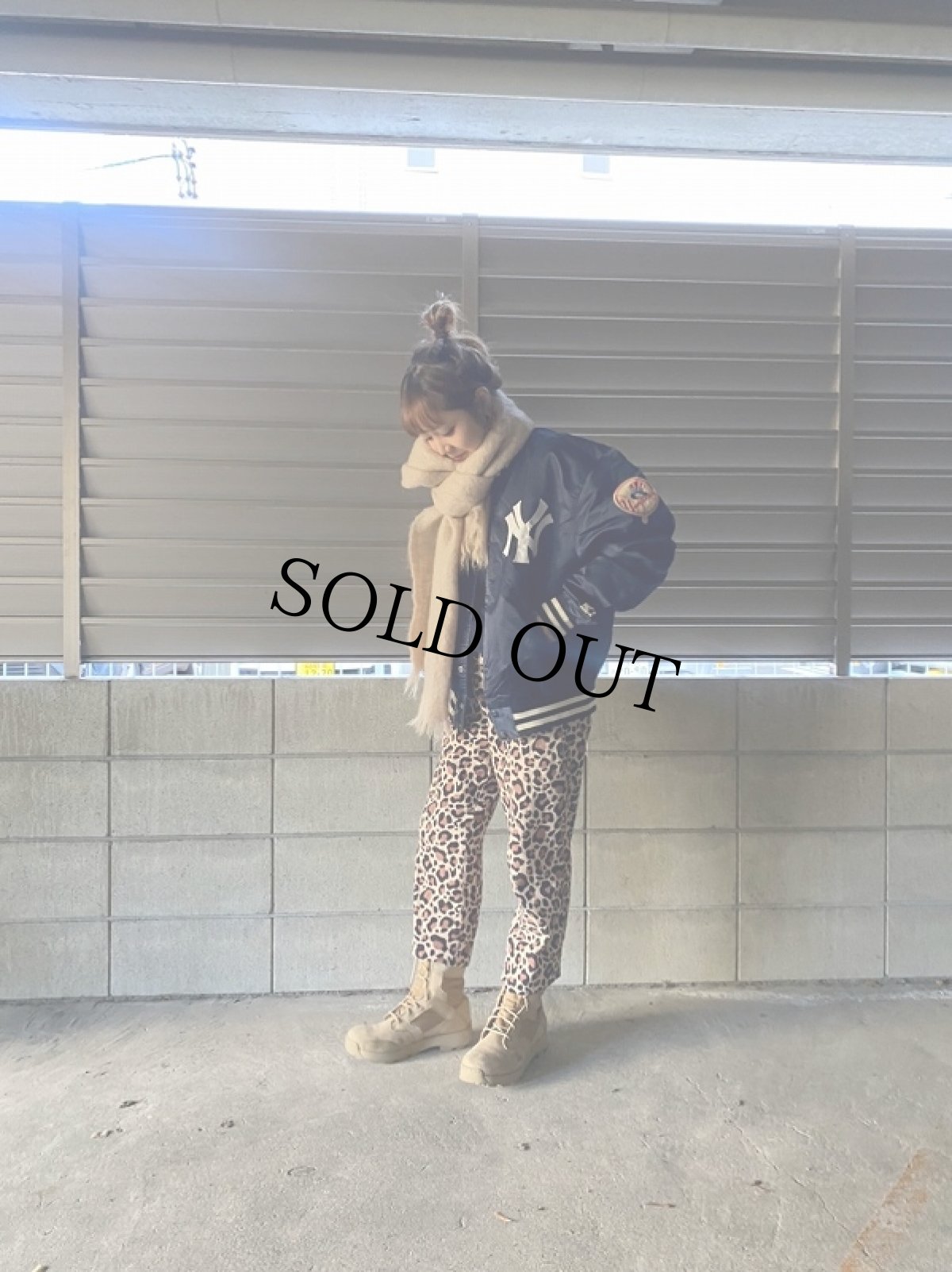 画像3: 80〜90's MLB "New York Yankees" USA製 ロゴワッペン付き ナイロンスタジャン NAVY XL (3)