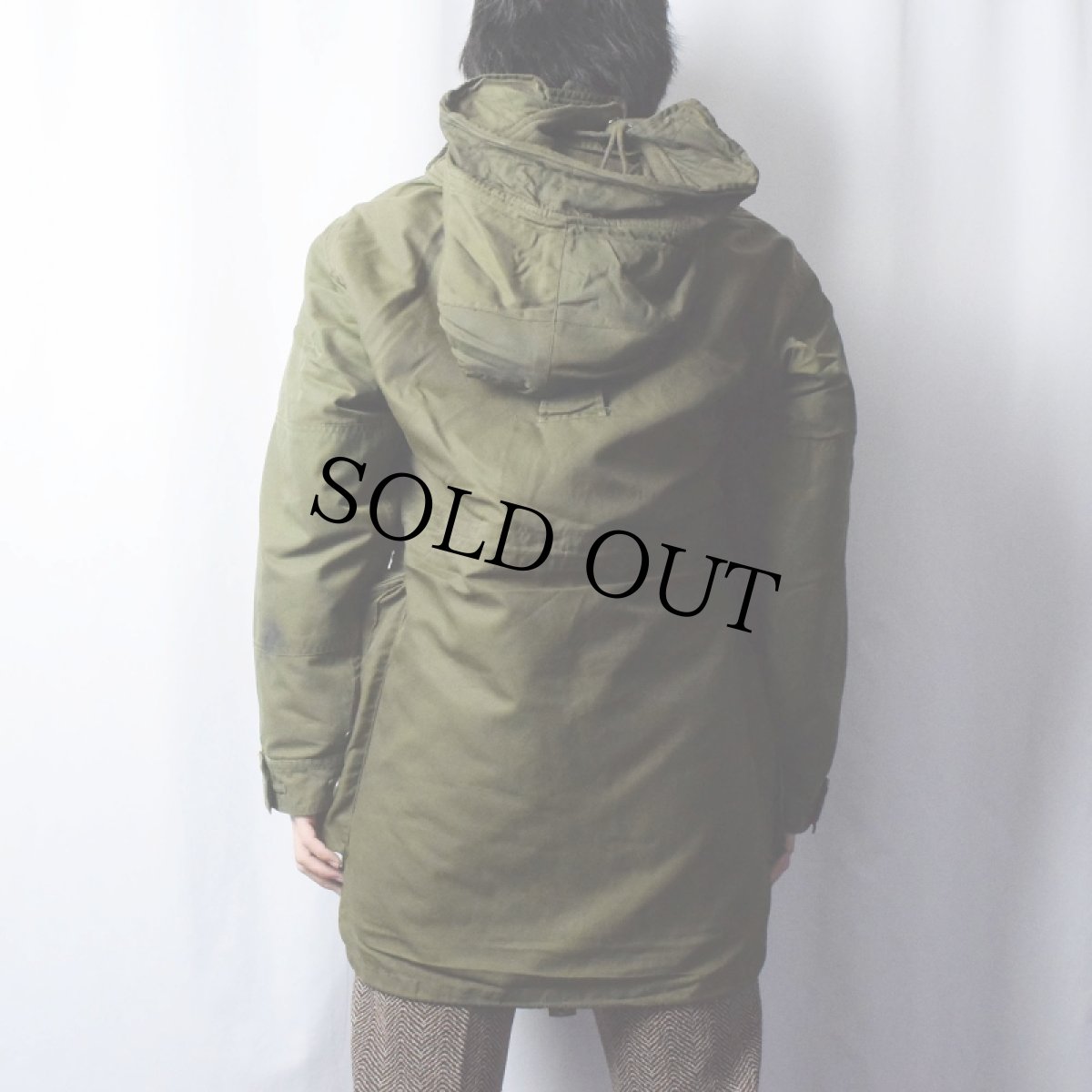 画像3: 90's CANADIAN ARMY ECW ライナー/フード付き コンバットパーカー SHORT SMALL (3)