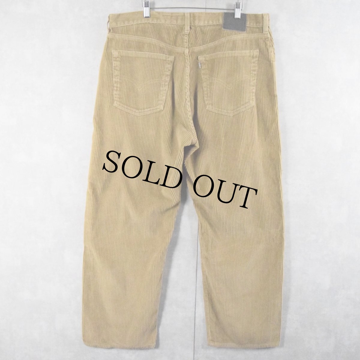 画像2: 90's Levi's SILVER TAB "straight + loose" 太畝コーデュロイパンツ W40 (2)