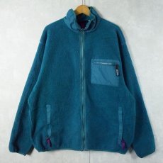 画像1: 90's Patagonia フリースジップジャケット XL (1)