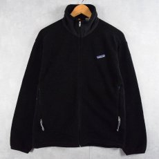 画像1: 2000's Patagonia Rシリーズ R3 フリースジップジャケット BLACK M (1)