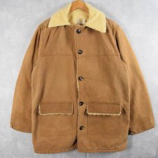 画像1: 70's Carhartt プリントタグ ボアライナー ダック ランチコート SIZE42 (1)