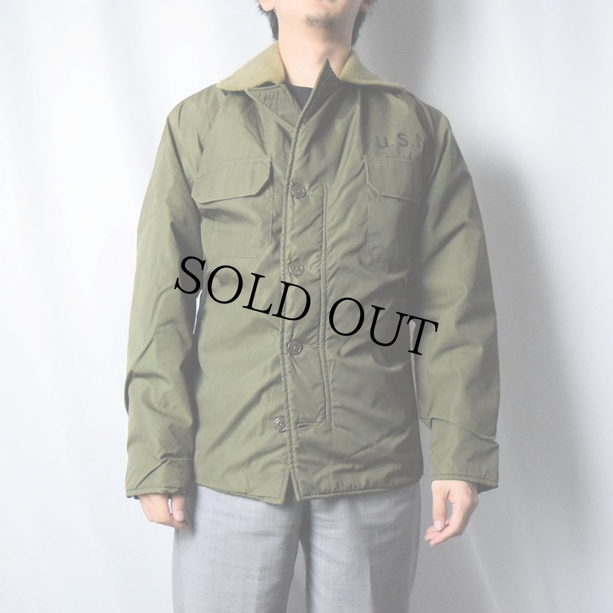 画像2: 50's U.S.NAVY Cold Weather/Submarine Jacket SMALL (2)