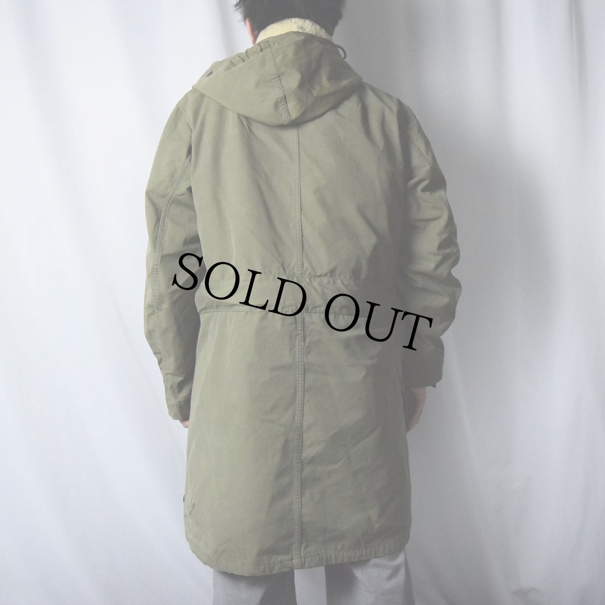 画像3: 50's U.S.ARMY/U.S.AIR FORCE M-47 OVERCOAT, PARKA, TYPE WITH PILE LINER MEDIUM (3)