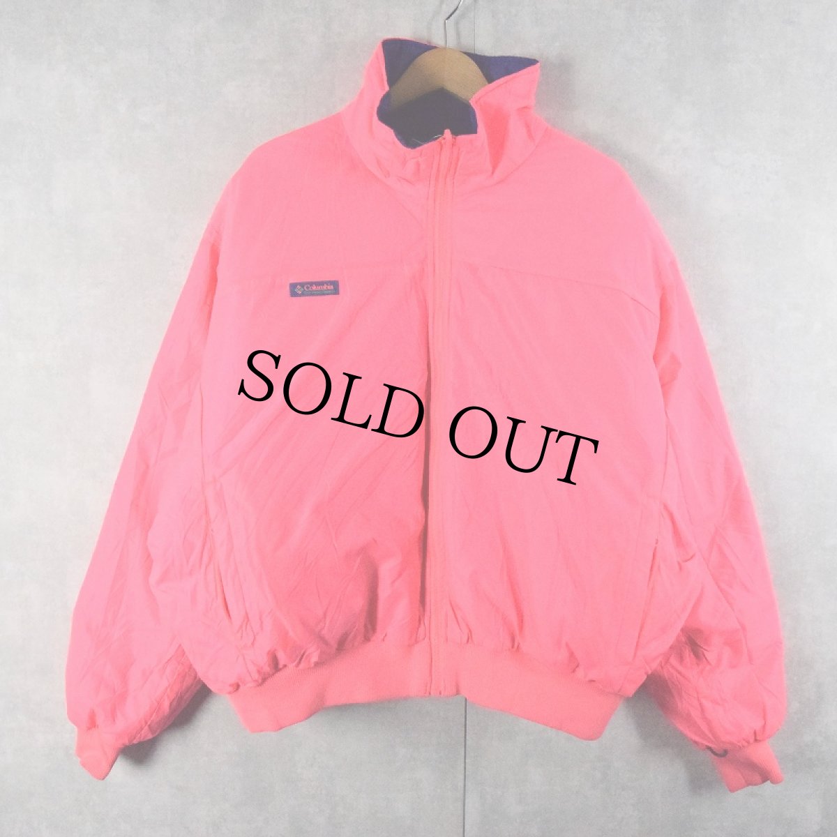 画像2: 80〜90's Columbia ネオンカラー リバーシブル ダウンジャケット XL (2)