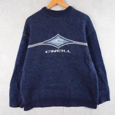 画像1: O'NEILL ウール×アクリル×ナイロン ユーロスキーニットセーター S (1)