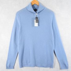 画像1: CASHMERE CHARTER CLUB タートルネック カシミアニットセーター L タグ付き (1)