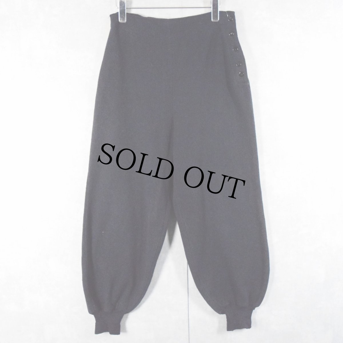 画像3: 50〜60's ウールスキーパンツ NAVY W29 (3)