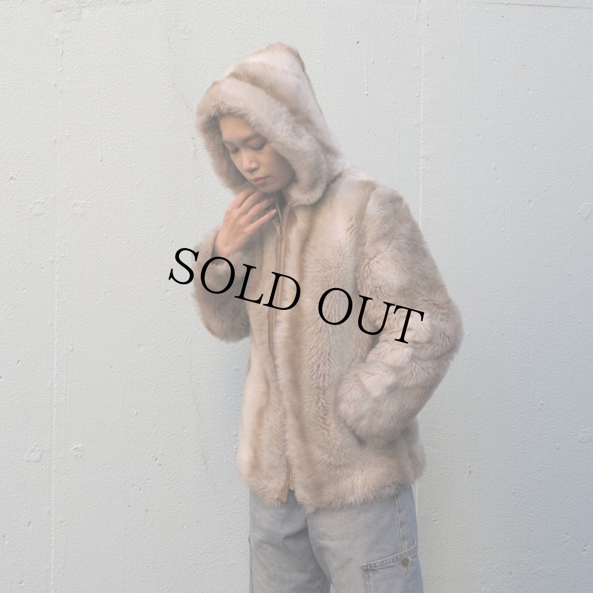 画像4: 70's フェイクファージップパーカー (4)