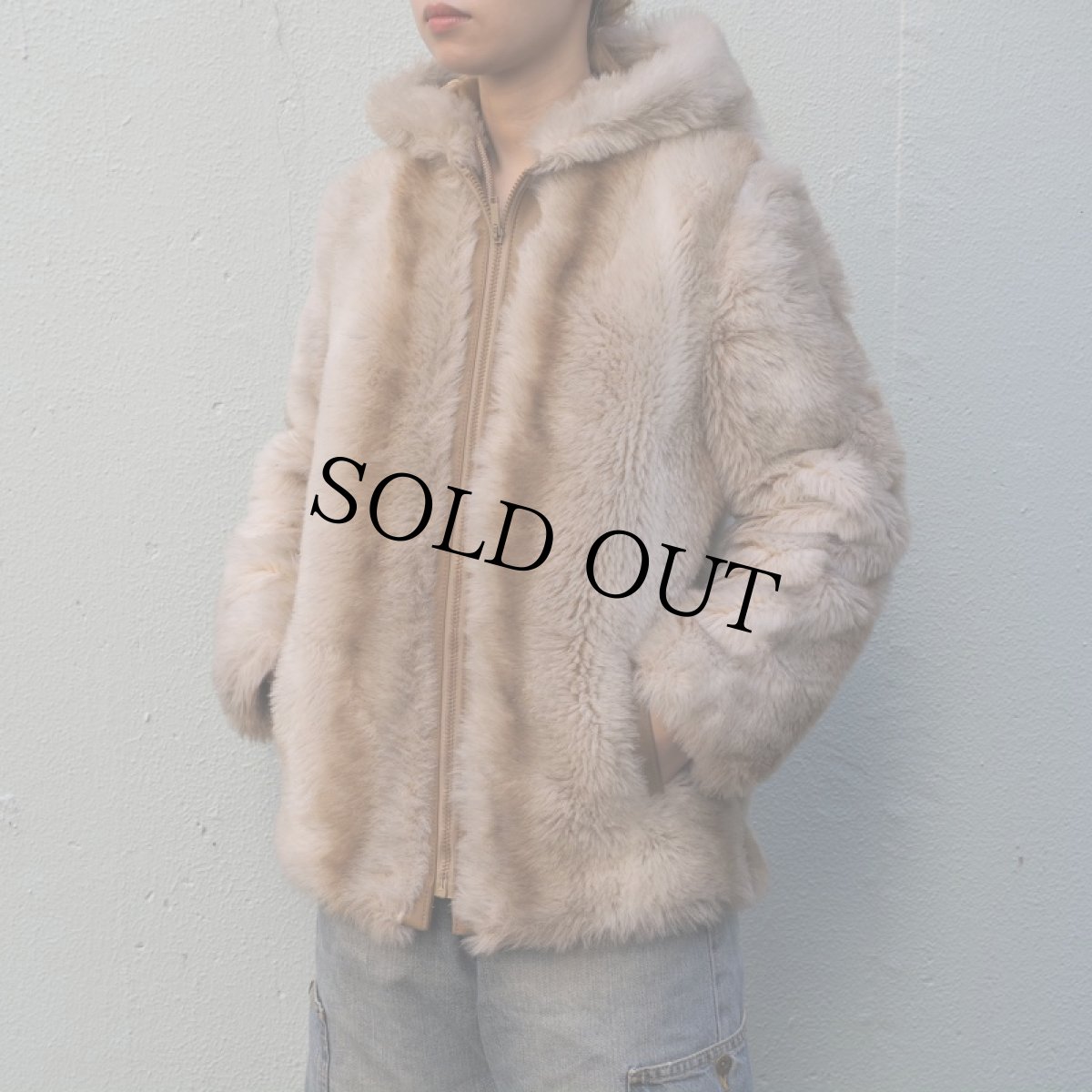 画像3: 70's フェイクファージップパーカー (3)