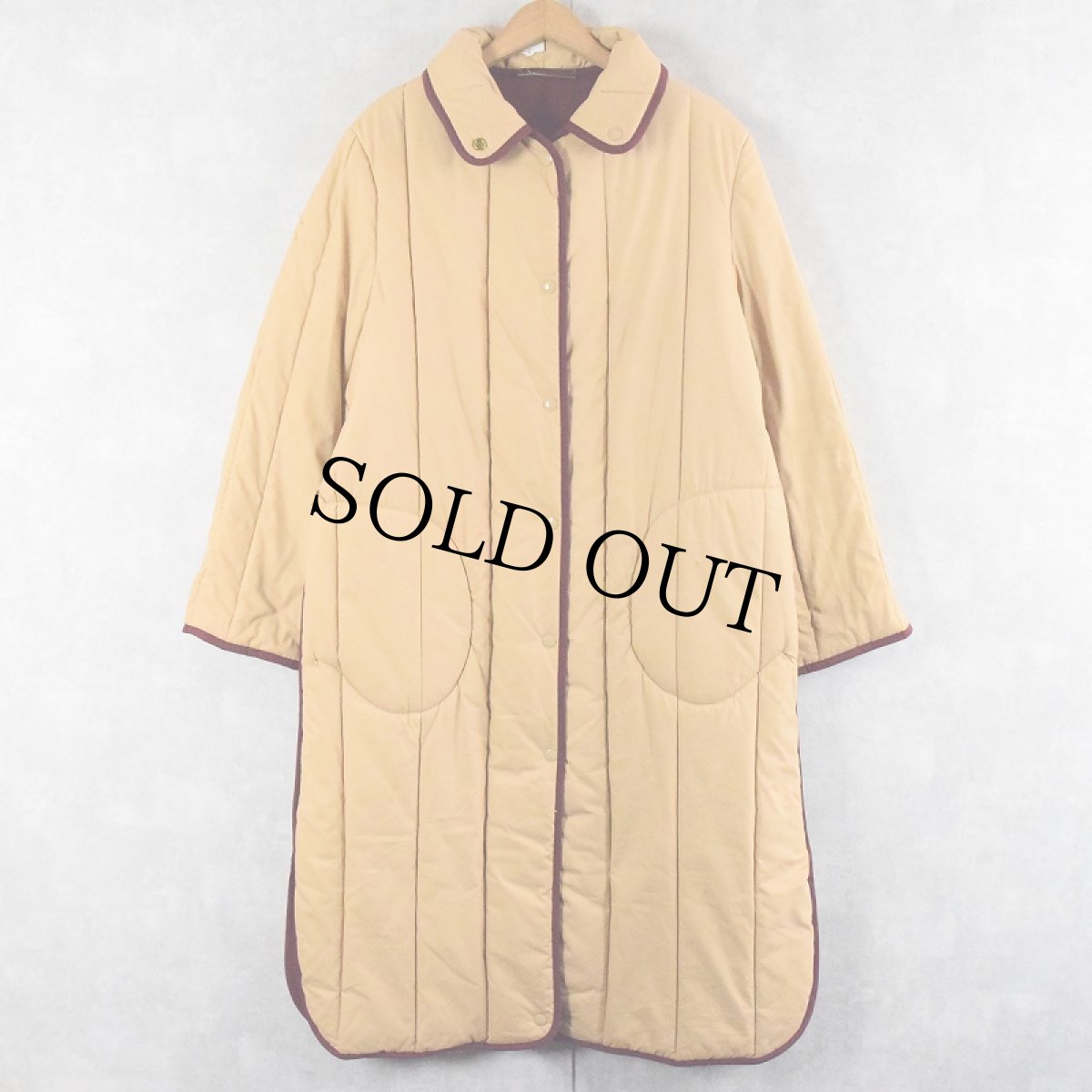 画像2: 中綿入り リバーシブルキルティングコート  (2)