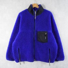 画像1: 90's Patagonia USA製 レトロパイルカーディガン XL (1)