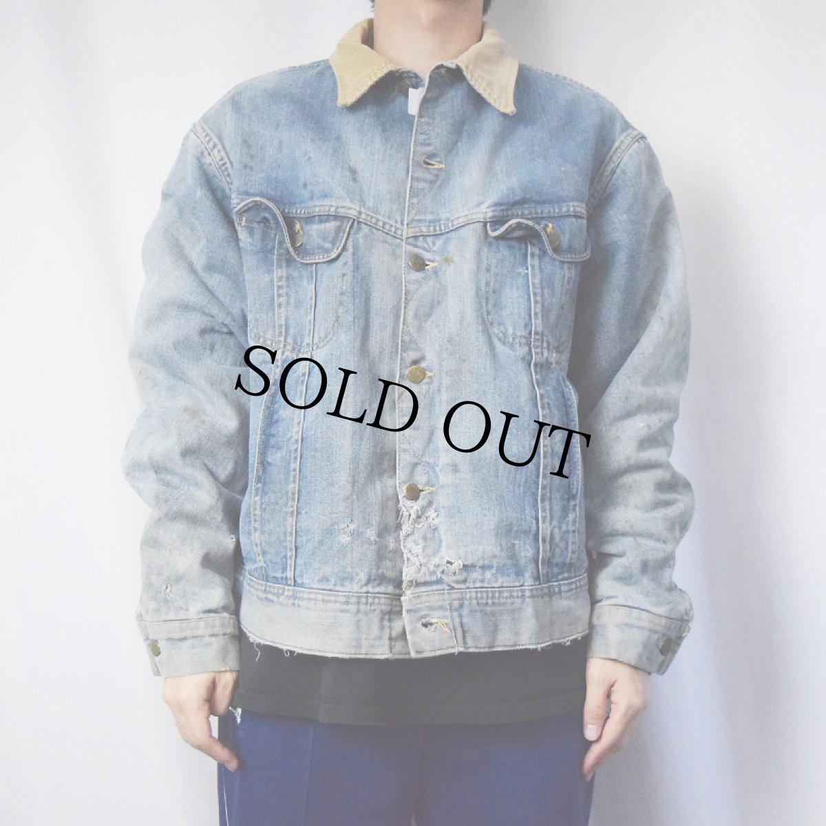 画像2: 70's Lee USA製 "STORM RIDER" ブランケットライナーデニムジャケット  (2)