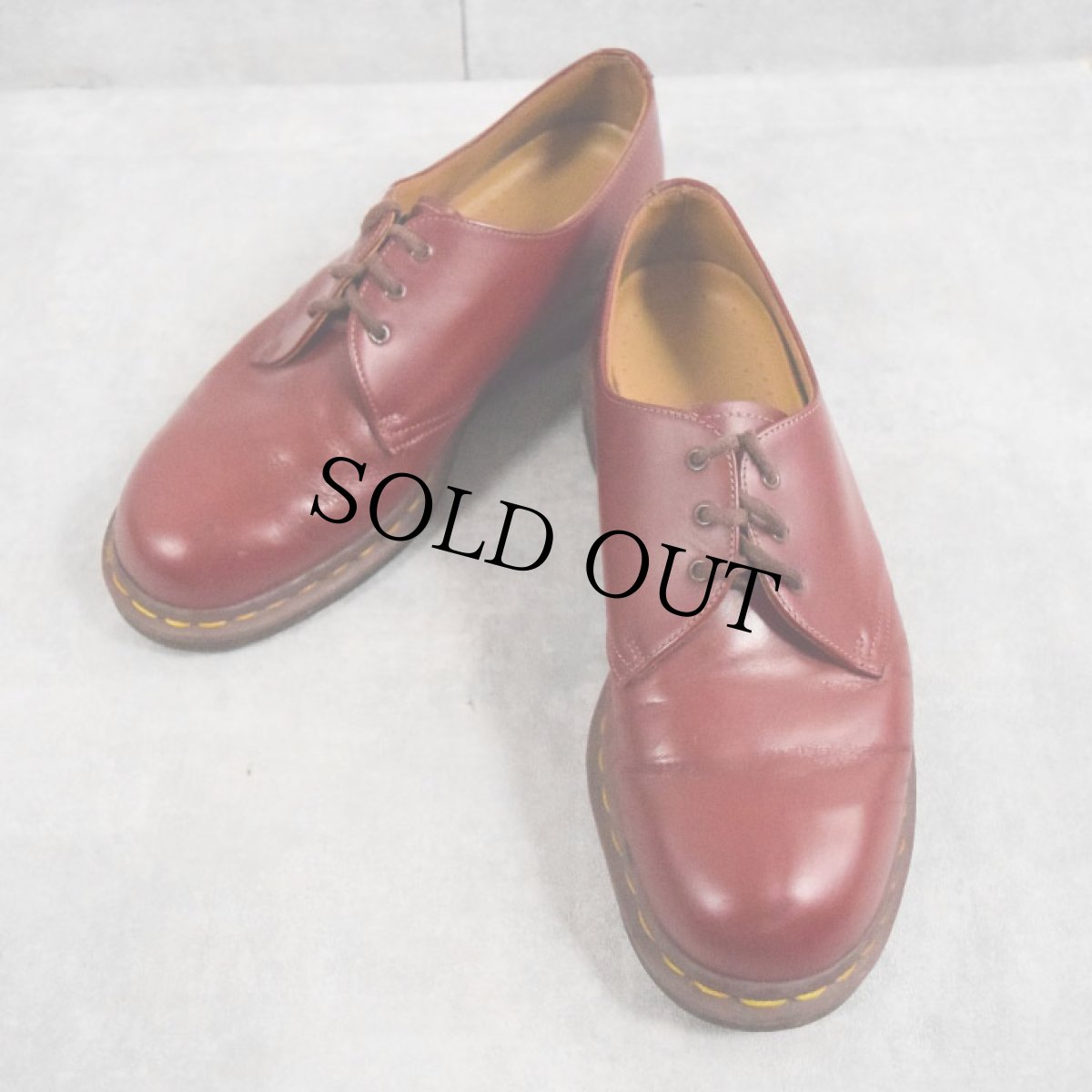 画像1: Dr.Martens ENGLAND製 3ホール レザーシューズ 27cm (1)