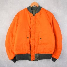 画像2: 民間品 90's ALPHA INDUSTRIES,INC. MA-1 フライトジャケット MEDIUM (2)