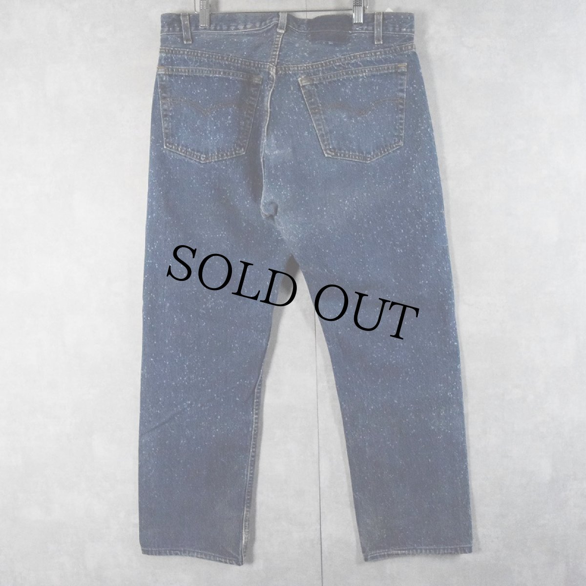 画像2: 90's Levi's 501 USA製 "Galactic wash" デニムパンツ W35 (2)