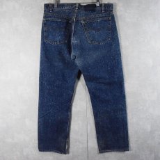 画像2: 90's Levi's 501 USA製 "Galactic wash" デニムパンツ W35 (2)