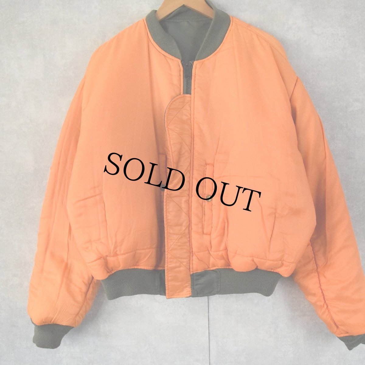 画像3: 民間品 90's AVIREX MA-1 フライトジャケット XL (3)