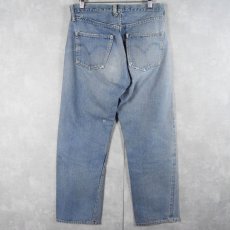 画像2: 50〜60's LEVI'S 501XX "ギャラ入り&オフセット" 紙パッチ デニムパンツ W30 (2)