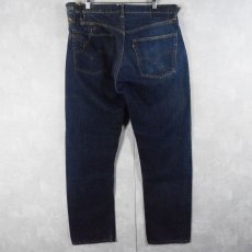 画像2: 60〜70's LEVI'S 505 BIGE デニムパンツ W37 (2)