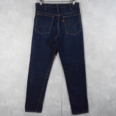 画像2: 60〜70's LEVI'S 606 BIGE オレンジタブ デニムパンツ W29 (2)