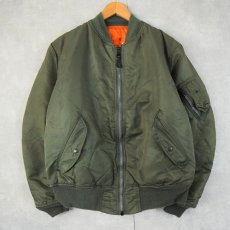 画像1: 民間品 90's ALPHA INDUSTRIES,INC. MA-1 フライトジャケット MEDIUM (1)